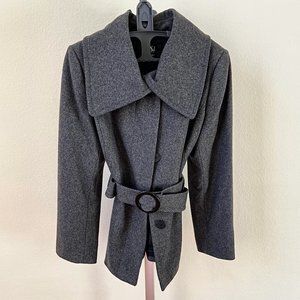 ASL Arthur Levine Gray Wool Blend Coat